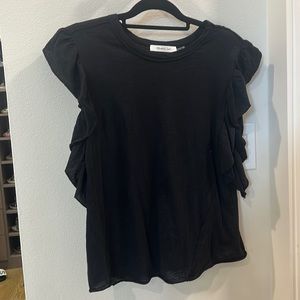 Women’s Mustard Seed ruffle sleeve shirt • size: small • worn 3-4x